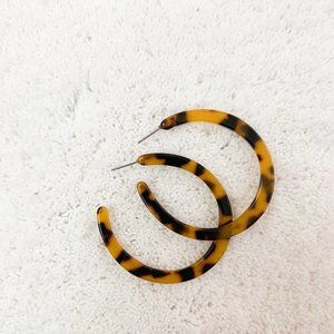 NEW Acrylic Tortoise Hoops